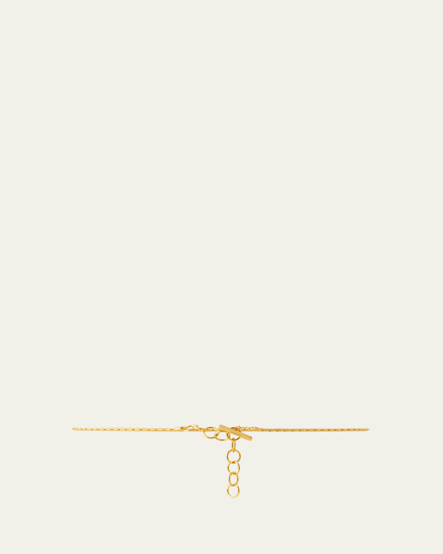 Skinny Brass Chain Belt